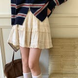 ミレニアル学園風 「レイヤード美学」ウエストゴム ベルベット | 17kg | 詳細画像12 