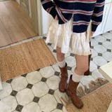 ミレニアル学園風 「レイヤード美学」ウエストゴム ベルベット | 17kg | 詳細画像14 