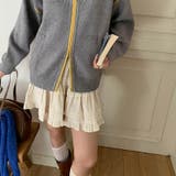 ミレニアル学園風 「レイヤード美学」ウエストゴム ベルベット | 17kg | 詳細画像15 