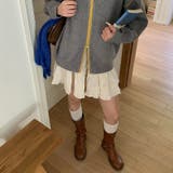 ミレニアル学園風 「レイヤード美学」ウエストゴム ベルベット | 17kg | 詳細画像17 