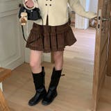 ミレニアル学園風 「レイヤード美学」ウエストゴム ベルベット | 17kg | 詳細画像31 