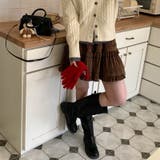 ミレニアル学園風 「レイヤード美学」ウエストゴム ベルベット | 17kg | 詳細画像32 