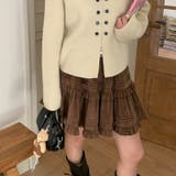 ミレニアル学園風 「レイヤード美学」ウエストゴム ベルベット | 17kg | 詳細画像34 