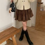 ミレニアル学園風 「レイヤード美学」ウエストゴム ベルベット | 17kg | 詳細画像35 