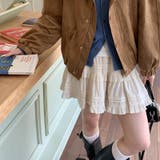 ミレニアル学園風 「レイヤード美学」ウエストゴム ベルベット | 17kg | 詳細画像64 