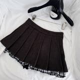 ミレニアル学園風☆チェック柄 襟付き ニットカーディガン+プリーツミニスカート | 17kg | 詳細画像4 