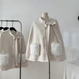 甘辛系ガールズ 「お嬢様ケープ」オーダーメイドボタンフォックスファー付きポケット… | 17kg | 詳細画像6