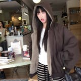 ユニセックス☆リバーシブル着用可中綿ジャケットゆったり 防寒 厚手ジャケット | 17kg | 詳細画像13 