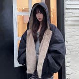 ユニセックス☆リバーシブル着用可中綿ジャケットゆったり 防寒 厚手ジャケット | 17kg | 詳細画像4 