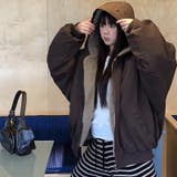 ユニセックス☆リバーシブル着用可中綿ジャケットゆったり 防寒 厚手ジャケット | 17kg | 詳細画像8 