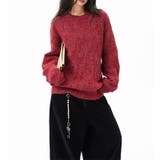 ユニセックス☆フェアリーグリーン ケーブル編みニットカジュアル 万能トップス | 17kg | 詳細画像21 