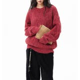 ユニセックス☆フェアリーグリーン ケーブル編みニットカジュアル 万能トップス | 17kg | 詳細画像22 