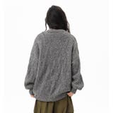 ユニセックス☆フェアリーグリーン ケーブル編みニットカジュアル 万能トップス | 17kg | 詳細画像26 