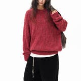 ユニセックス☆フェアリーグリーン ケーブル編みニットカジュアル 万能トップス | 17kg | 詳細画像6 