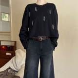 ゆるカワコーデ☆ビーズ装飾 ショート丈長袖Tシャツ | 17kg | 詳細画像6