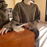 ゆるカワコーデ☆ビーズ装飾 ショート丈長袖Tシャツ | 17kg | 詳細画像14
