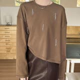 ゆるカワコーデ☆ビーズ装飾 ショート丈長袖Tシャツ | 17kg | 詳細画像15
