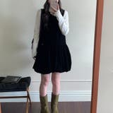 ゆるカワコーデ☆小花柄 ハイネック 風合い素材インナー トップス | 17kg | 詳細画像7 