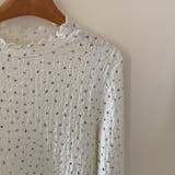 ゆるカワコーデ☆小花柄 ハイネック 風合い素材インナー トップス | 17kg | 詳細画像11 