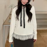 ゆるカワコーデ☆Tシャツ メッシュ切替 細見え フェイクレイヤード | 17kg | 詳細画像1