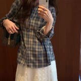 ブルー | ミレニアル学園風 韓国バージョン チェック柄 | 17kg