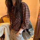 ブラウン | ミレニアル学園風 韓国バージョン チェック柄 | 17kg