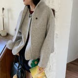 ゆるカワコーデ☆スカーフ付き デザイン性 上品 ウールコート | 17kg | 詳細画像14 