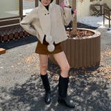 ゆるカワコーデ☆スカーフ付き デザイン性 上品 ウールコート | 17kg | 詳細画像50 