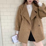 リラックスコレクター☆スタンドカラー ウール ダブルフェイス コート | 17kg | 詳細画像3 