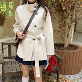 リラックスコレクター☆スタンドカラー ウール ダブルフェイス コート | 17kg | 詳細画像10 