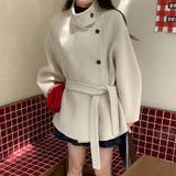 リラックスコレクター☆スタンドカラー ウール ダブルフェイス コート | 17kg | 詳細画像12 
