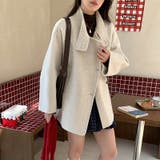 リラックスコレクター☆スタンドカラー ウール ダブルフェイス コート | 17kg | 詳細画像16 