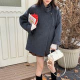 リラックスコレクター☆スタンドカラー ウール ダブルフェイス コート | 17kg | 詳細画像23 