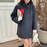 リラックスコレクター☆スタンドカラー ウール ダブルフェイス コート | 17kg | 詳細画像6 