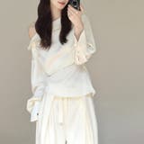 甘辛系ガールズ ワンショルダー風トップス＋カジュアルきれいめスラックス2点セット | 17kg | 詳細画像2 