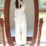 甘辛系ガールズ ワンショルダー風トップス＋カジュアルきれいめスラックス2点セット | 17kg | 詳細画像4 