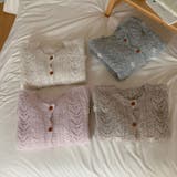 やさしい雰囲気☆透かし編みニットカーディガン | 17kg | 詳細画像2