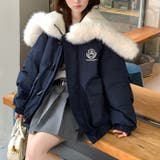 気負わず快適☆中綿ジャケットショート丈 ボア切替 | 17kg | 詳細画像3 