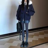 気負わず快適☆中綿ジャケットショート丈 ボア切替 | 17kg | 詳細画像14 