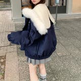 気負わず快適☆中綿ジャケットショート丈 ボア切替 | 17kg | 詳細画像29 