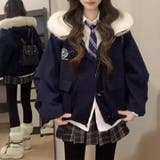 気負わず快適☆中綿ジャケットショート丈 ボア切替 | 17kg | 詳細画像6 