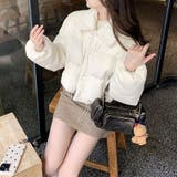 ゆるカワコーデ☆コーデュロイ パン服 襟付き 中綿 厚手ショート丈ジャケット | 17kg | 詳細画像2 