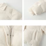 ゆるカワコーデ☆コーデュロイ パン服 襟付き 中綿 厚手ショート丈ジャケット | 17kg | 詳細画像6 