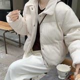 ゆるカワコーデ☆コーデュロイ パン服 襟付き 中綿 厚手ショート丈ジャケット | 17kg | 詳細画像10 