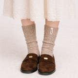 立体ケーブル編みニットソックスミドル丈 ウールソックス | 17kg | 詳細画像1 