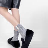 立体ケーブル編みニットソックスミドル丈 ウールソックス | 17kg | 詳細画像11 