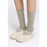 ソックス付きファーシューズワンストラップ ドットソール | 17kg | 詳細画像2 