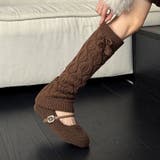 ソックス付きファーシューズワンストラップ ドットソール | 17kg | 詳細画像9 