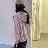 ゆるカワコーデ☆ボアフリース フード付きスウェットアウター | 17kg | 詳細画像3 