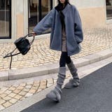 リラックスコレクター 塩系テイスト ボアフリーススタンドカラー | 17kg | 詳細画像2